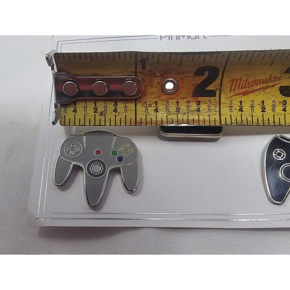 PinMart's Retro Video Gaming Original Controller Enamel Lapel Pin Set Missing 2 - Picture 7 of 9